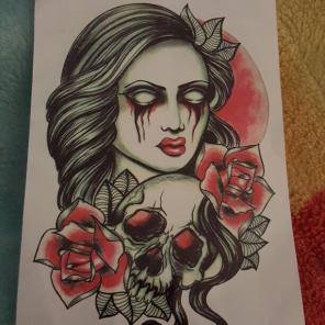 Zombie Stick on Tattoo!