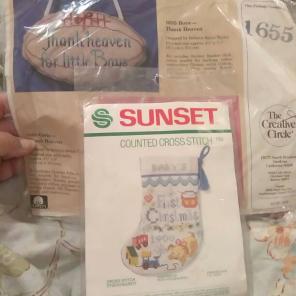 Baby Boys Cross Stitch Kit Set of Two