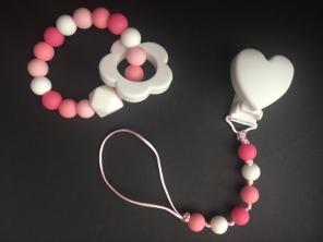 100%food Grade Silicone Teething Set