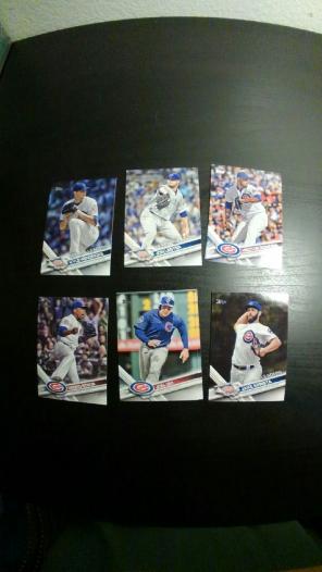 Baseball Cards 2017 Chicago Cubs