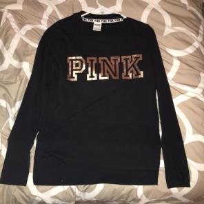 PINK rose Gold And Black Top!