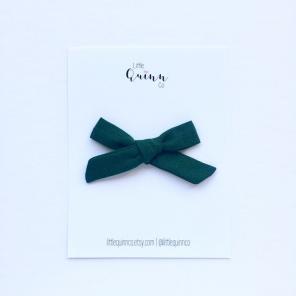 Baby Hair bow Evergreen