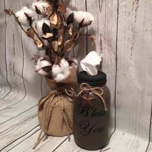 Mason Jar Tissue Holder