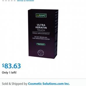 KERATIN BRAZILIAN HAIR SMOOTHING SYSTEM