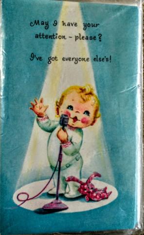 Vintage GIBSON 34 Birth cards, envelopes