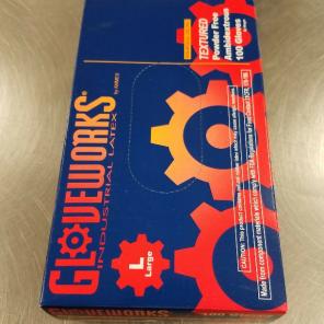 LG white LATEX gloves 2 box of 100 count