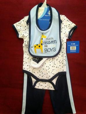 9-12 month 4 piece outfit