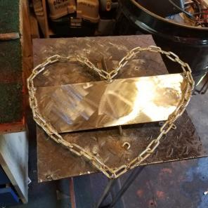 Welded scrap/ part art, welding&autobody