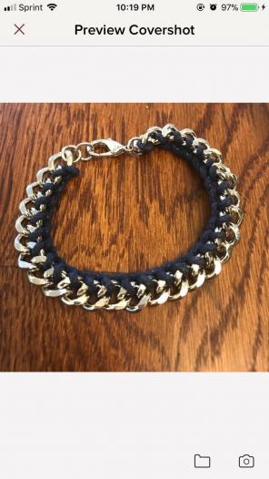 Mens chain link bracelet