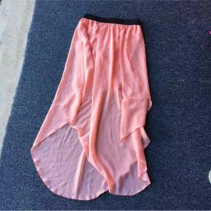 Pink High Low Skirt