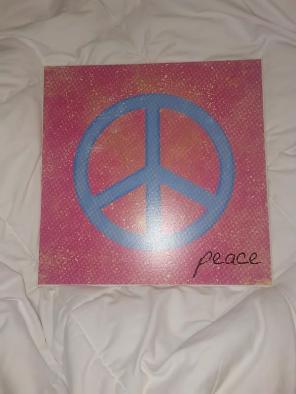 Peace girly wall board