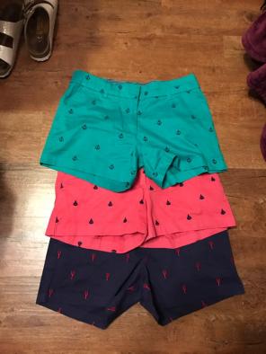 British Khaki golf Shorts Size 6
