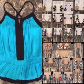 Guess Halter + Earrings
