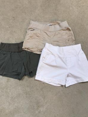3 Maternity Khaki Shorts XL
