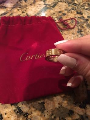 Rose Gold Cartier Love Ring