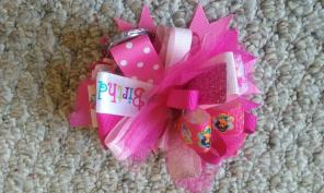 Disney princess birthday bow