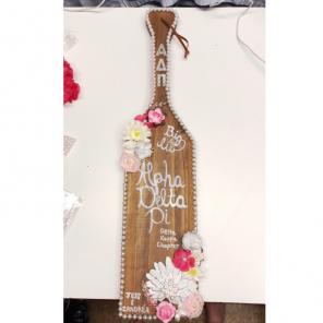 Customized Sorority/Fraternity Paddles