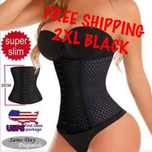 Waist trainer 2xl black