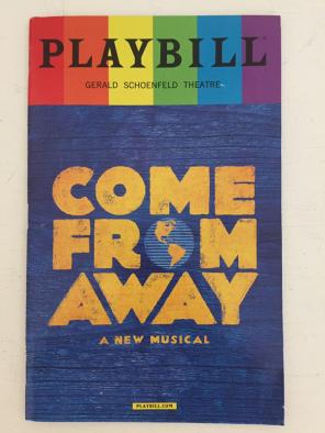 Come From Away PRIDE playbill