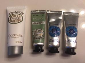 Loccitane Hand Creams and Travel Lotion