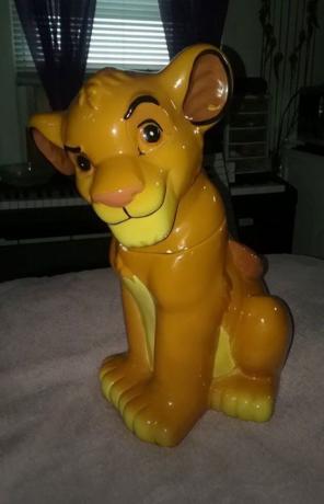 Vintage Lion King Cookie Jar