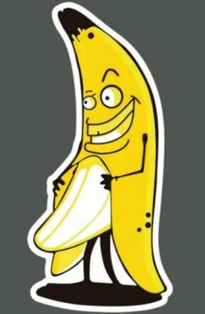 Perverted Banana sticker decal
