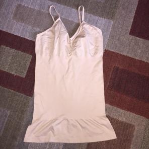 Beige Spandex Under Shirt Slimmer