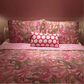 Pink bedding