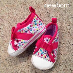 Newborn tennis shoes