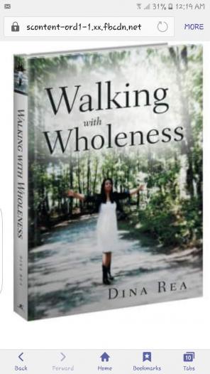 WALKING WITH WHOLENESS author signed