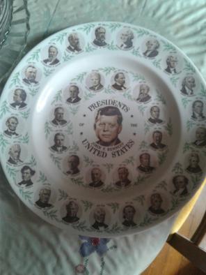 JFK Presidents plates