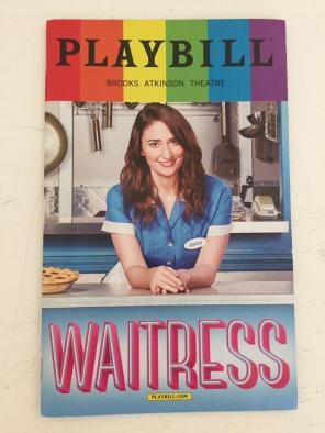 Waitress PRIDE playbill- Sara Bareilles