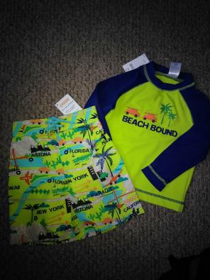 NWT gymboree 2 PC swimsuit 18-24 months