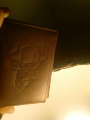 A Horned Deer face wallet!