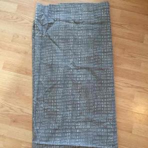 Crate and Barrel Taupe shower curtain