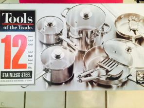 12 piece stainless steel set