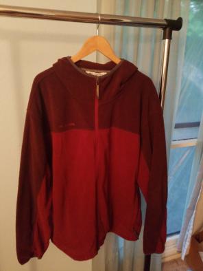 Mens Hooded Columbia Fleece