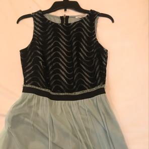 Mint Green Laced Dress