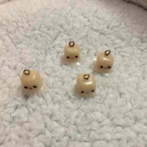 1 Polymer clay melting icecube
