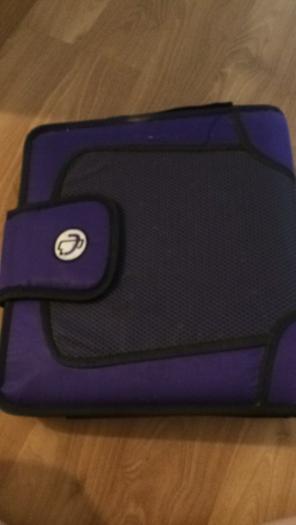 3 Ring Purple Binder