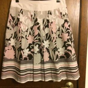 Ann Taylor Pleated Skirt Size 2