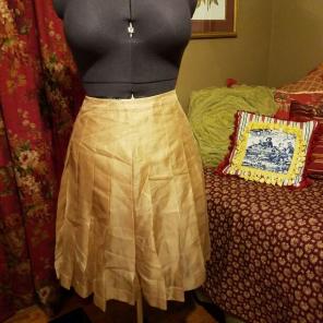 Victoria Secret 100% Silk pleated skirt