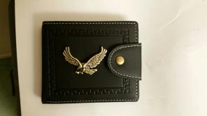 New men's attractive slim eagle wallet