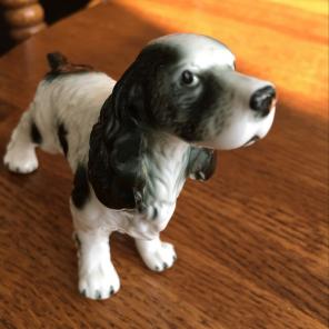 Ceramic Springer Spaniel Figurine