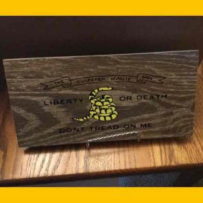 Ceramic Title Don't Tread On Me Plaque