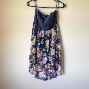 Floral high low dress