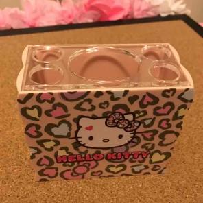 Hello kitty tooth brush container