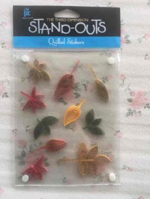 quilled stickers