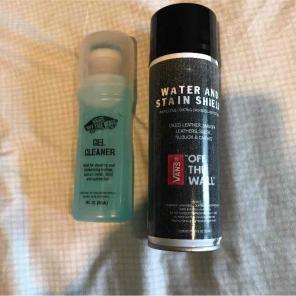 Vans shoe cleaner and water/stain shield