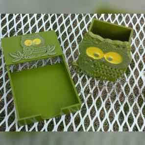 Owl Pencil Holder & Sticky Note Desk Set